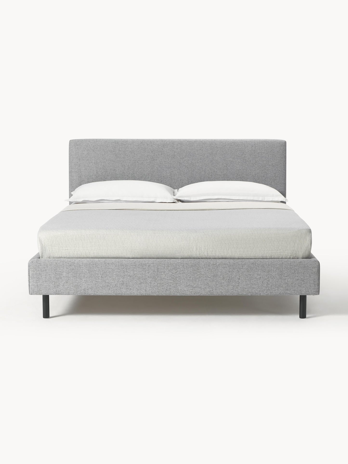 Giulessa Upholstered Bed with Wooden Feet