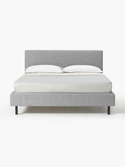 Giulessa Upholstered Bed with Wooden Feet