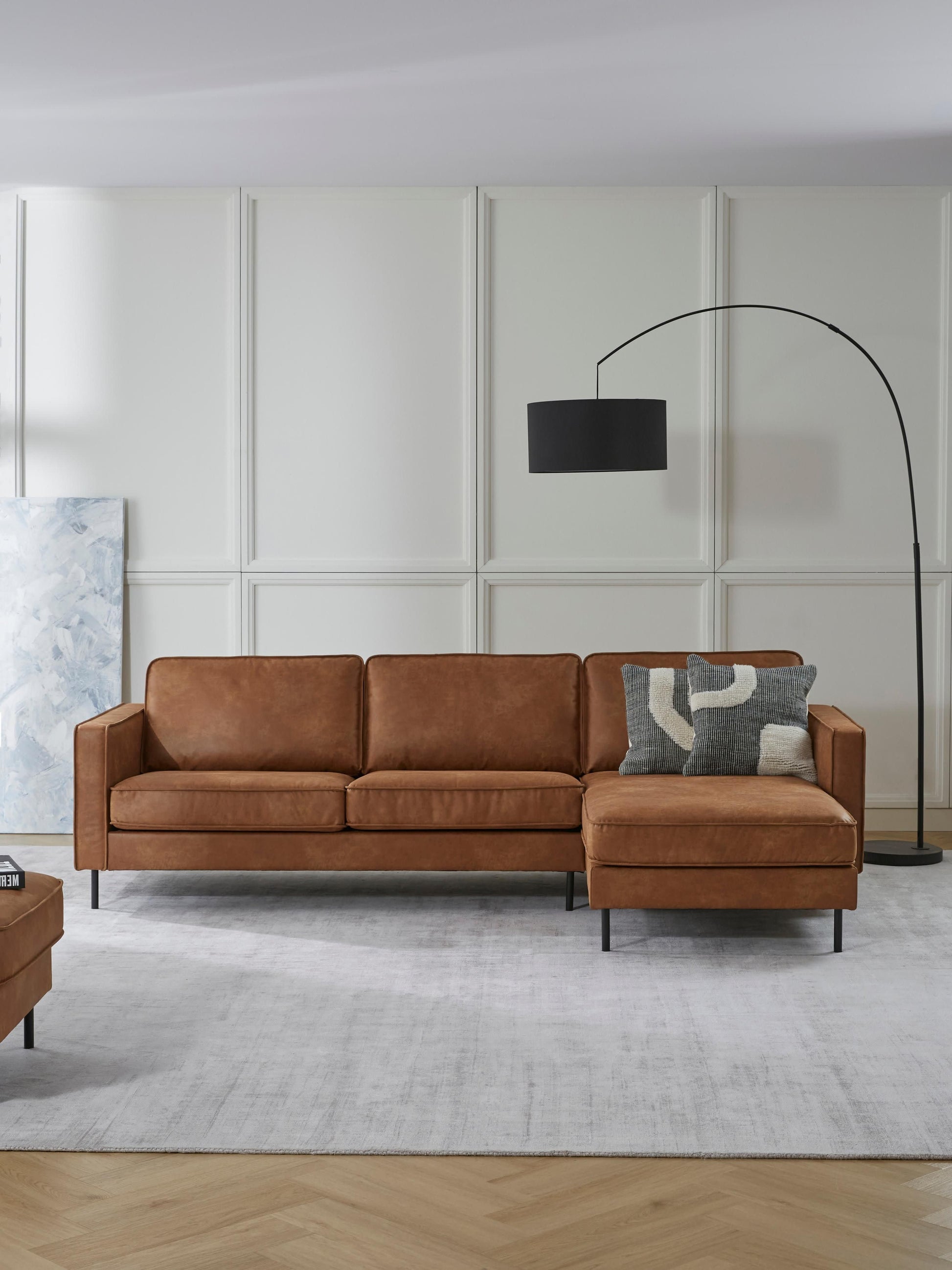 Huntaris Corner Sofa in Leather (3-Seater)