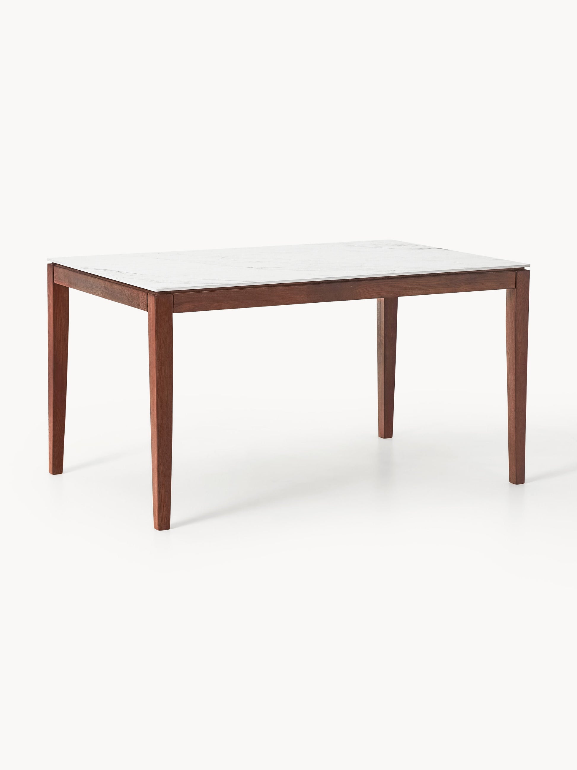 Jackomo Dining Table with Marble-Look Tabletop, in Various Sizes
