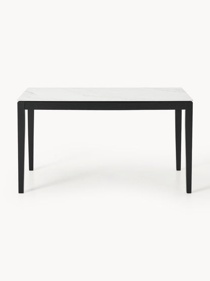 Jackomo Dining Table with Marble-Look Tabletop, in Various Sizes