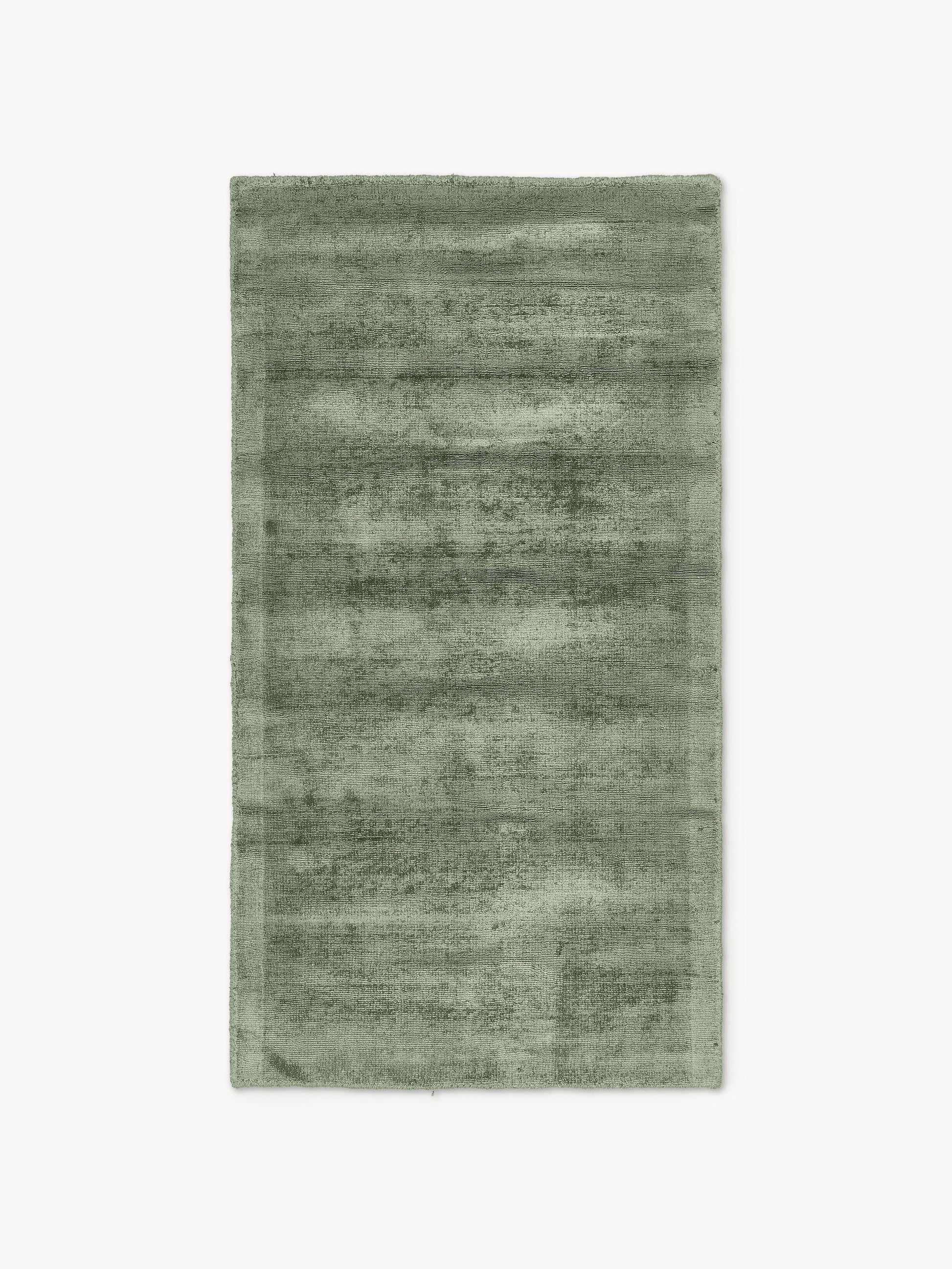 Janelva Viscose Rug, Hand-Woven