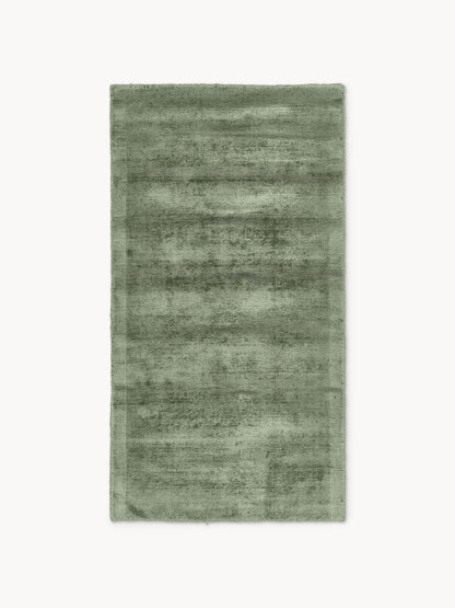 Janelva Viscose Rug, Hand-Woven