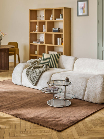 Janelva Viscose Rug, Hand-Woven
