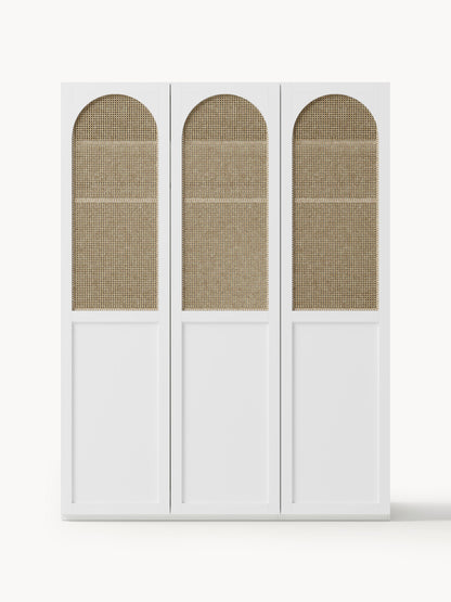 Jeanora Modular Hinged-Door Wardrobe, 150 cm Wide, in Various Sizes