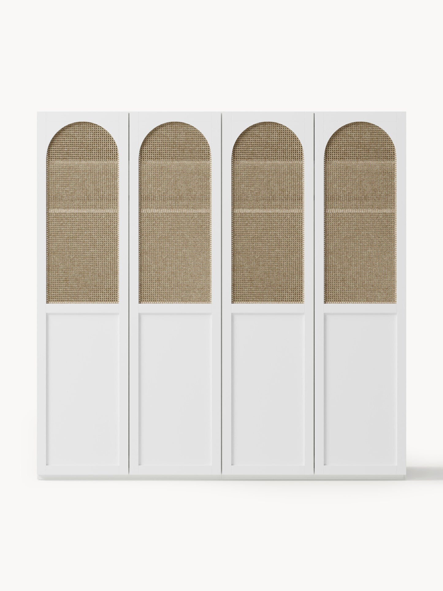 Jeanora Modular Hinged-Door Wardrobe, 200 cm Wide, in Various Sizes