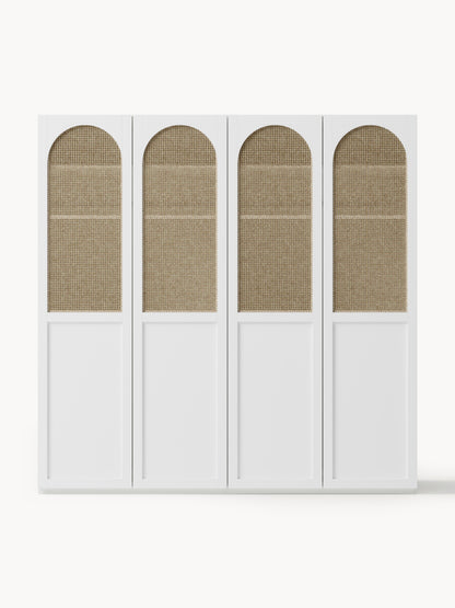 Jeanora Modular Hinged-Door Wardrobe, 200 cm Wide, in Various Sizes