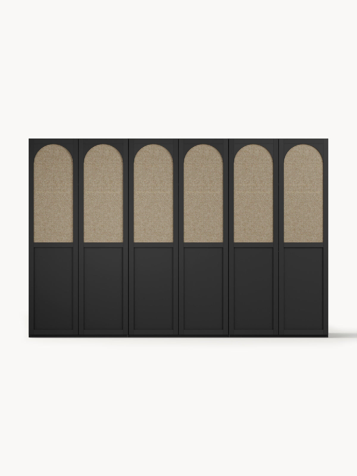 Jeanora Modular Hinged-Door Wardrobe, 300 cm Wide, in Various Sizes