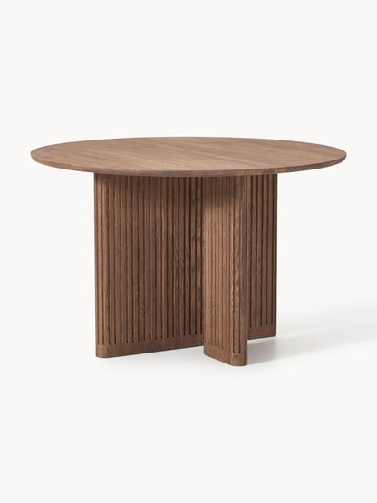 Jolanne Round Oak Dining Table, Ø 120 cm