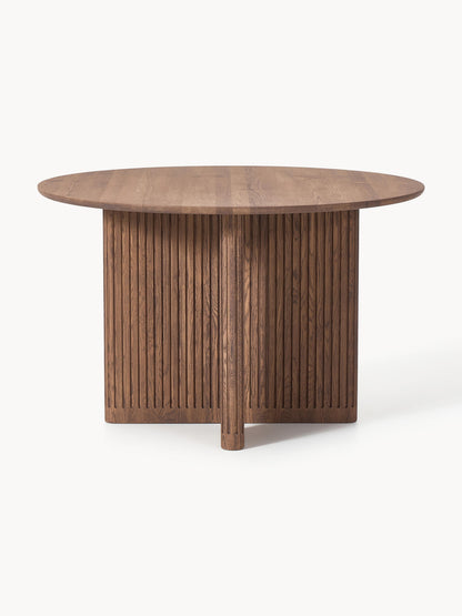 Jolanne Round Oak Dining Table, Ø 120 cm