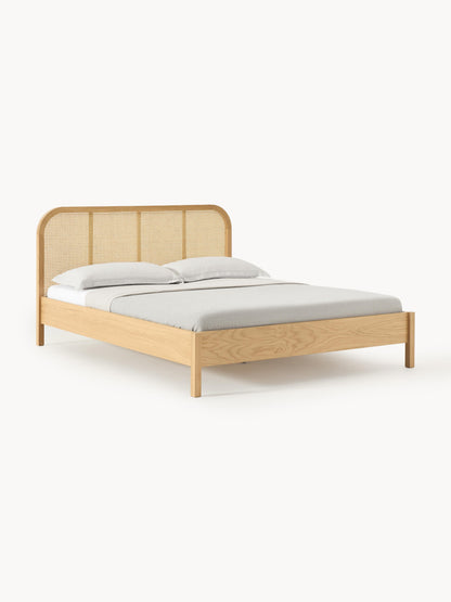 Jonquist Wooden Bed with Vienna Cane Headboard