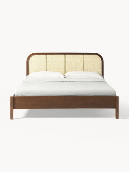 Jonquist Wooden Bed with Vienna Cane Headboard