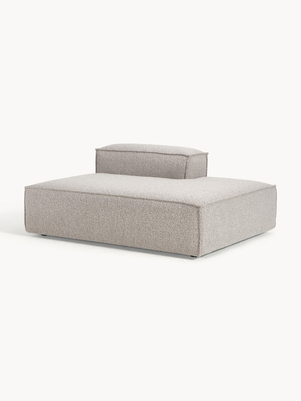 Lensford Bouclé Ottoman Module