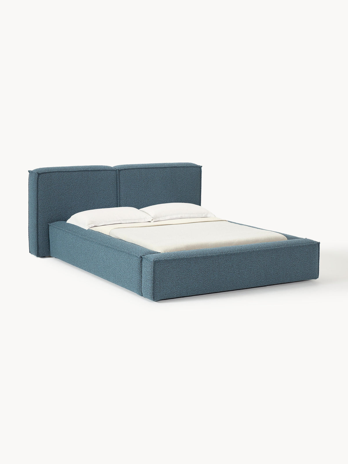 Lensford Bouclé Upholstered Bed