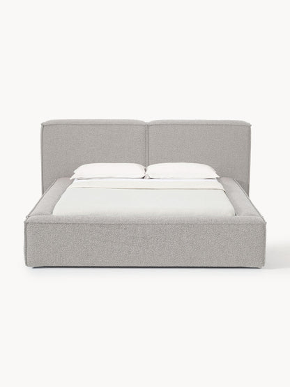 Lensford Bouclé Upholstered Bed