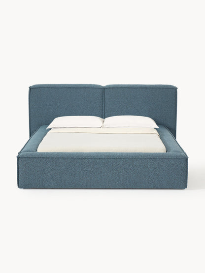 Lensford Bouclé Upholstered Bed