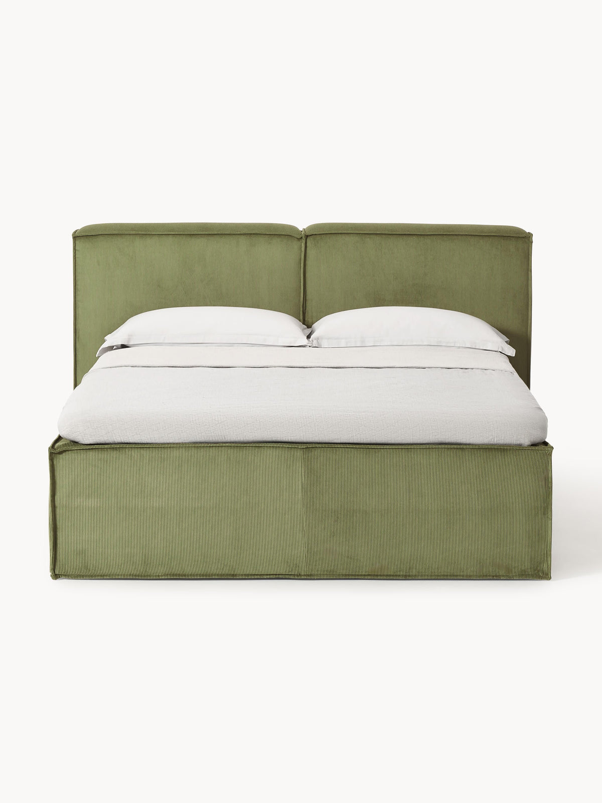 Lensford Corduroy Box Spring Bed