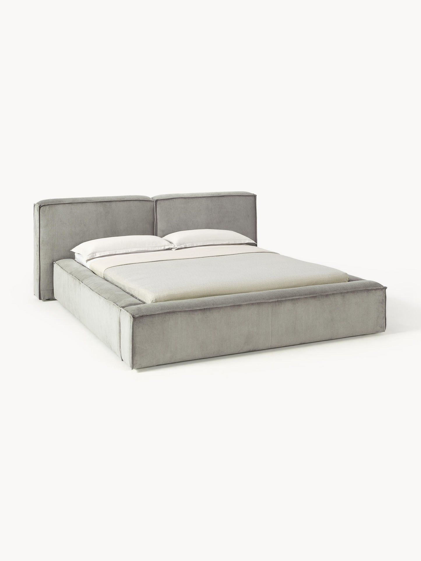 Lensford Corduroy Upholstered Bed