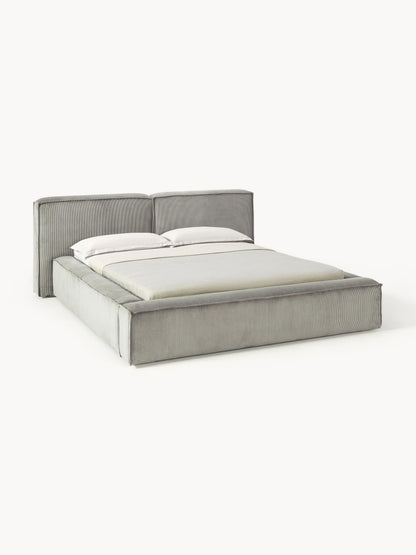Lensford Corduroy Upholstered Bed