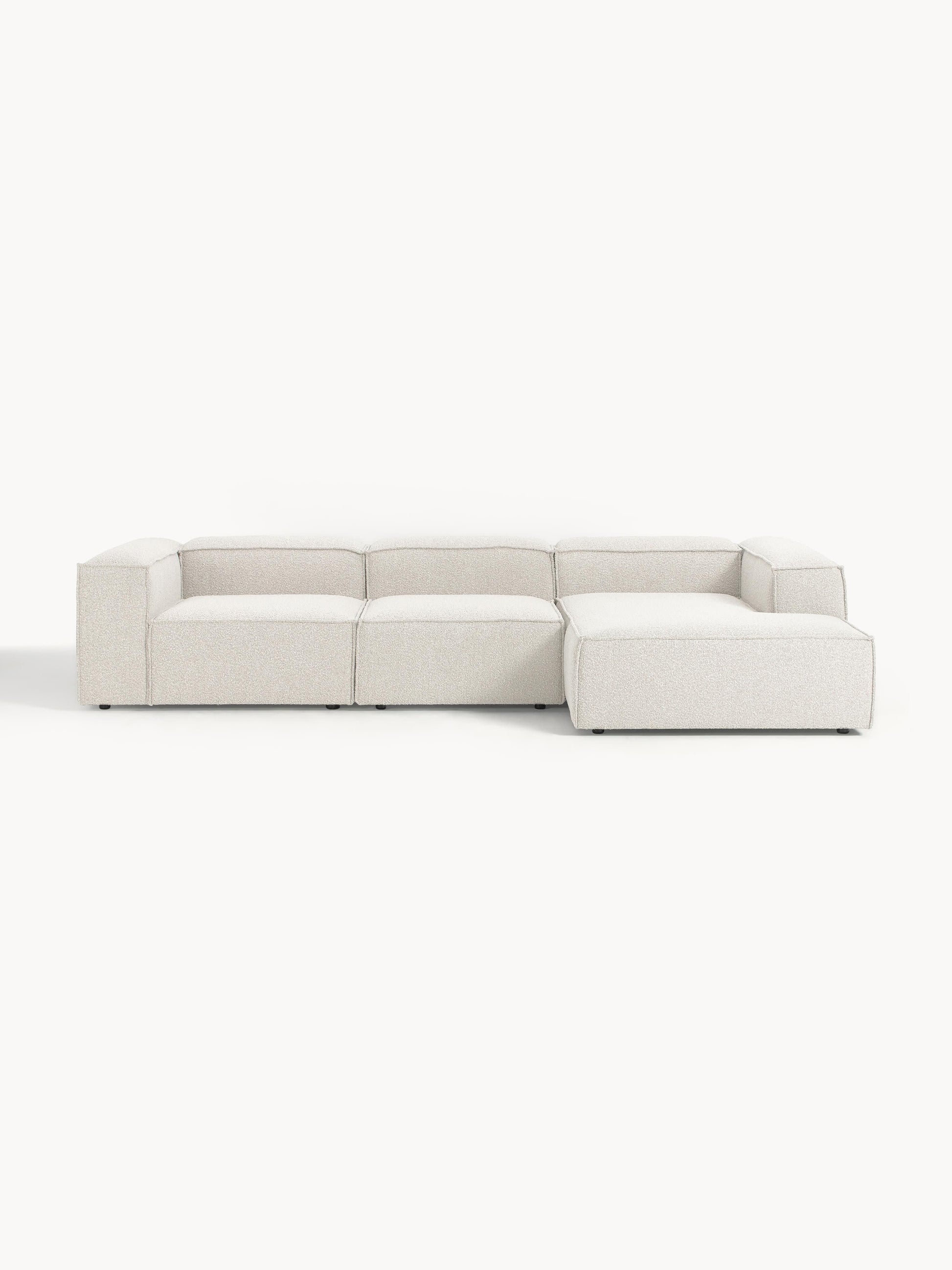 Lensford Modular Bouclé Corner Sofa (4-Seater)