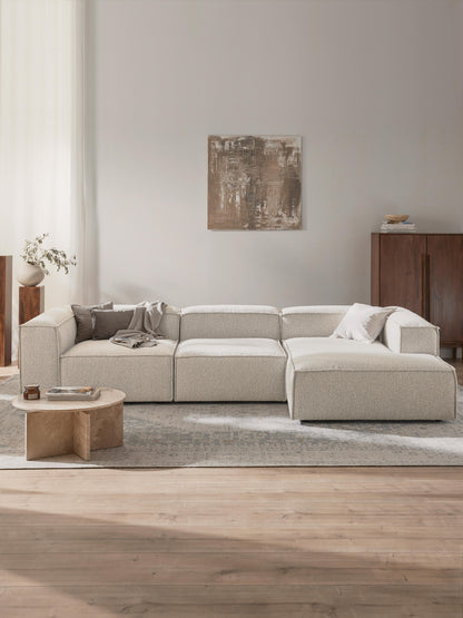 Lensford Modular Bouclé Corner Sofa (4-Seater)