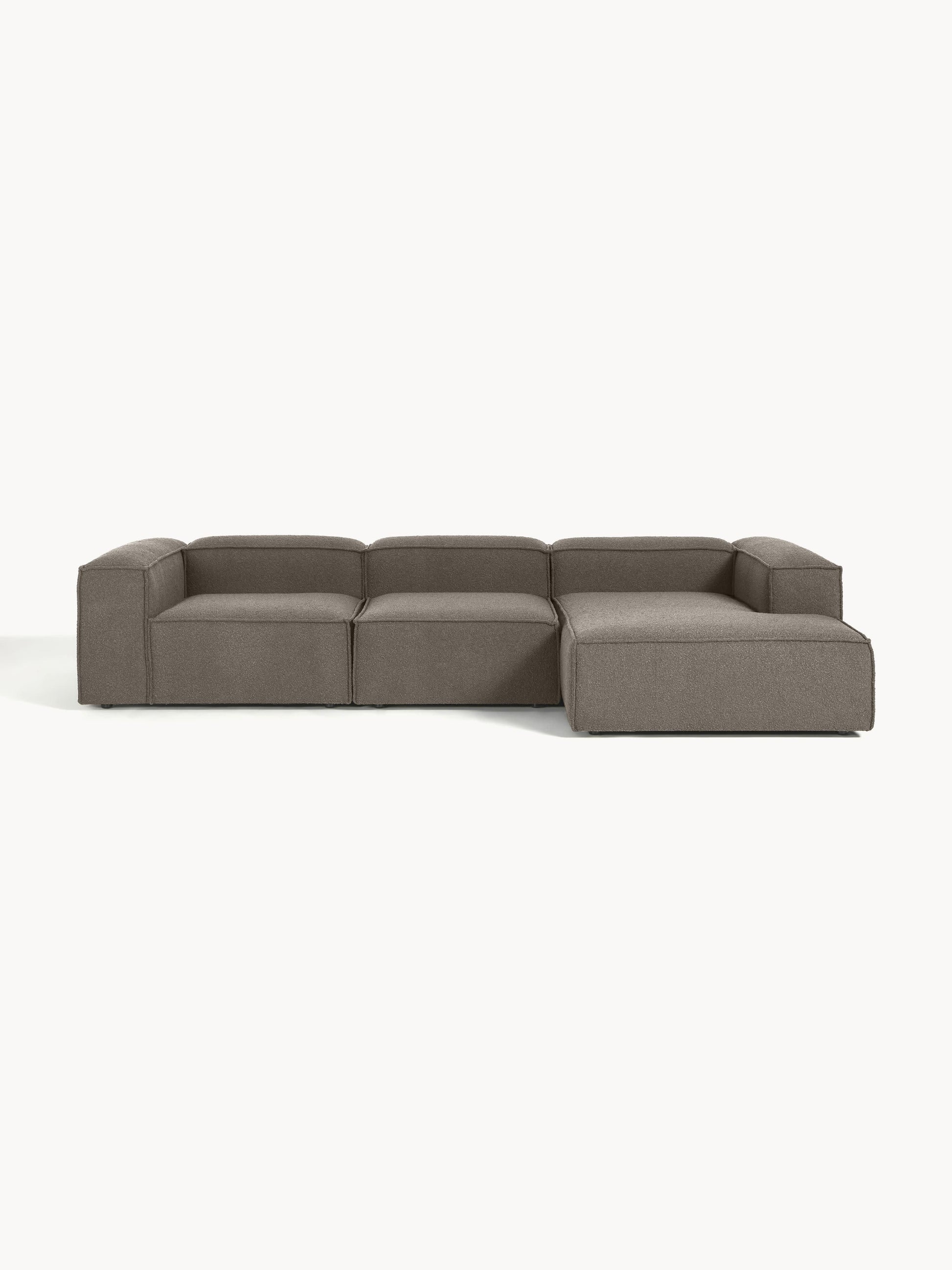 Lensford Modular Bouclé Corner Sofa (4-Seater)
