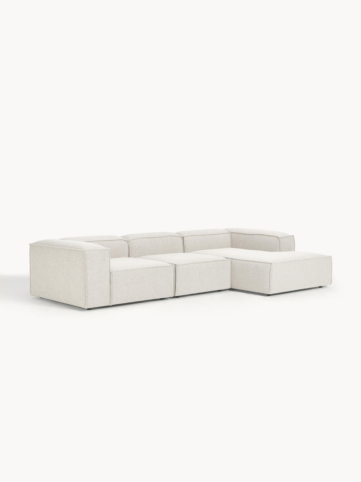 Lensford Modular Bouclé Corner Sofa (4-Seater)