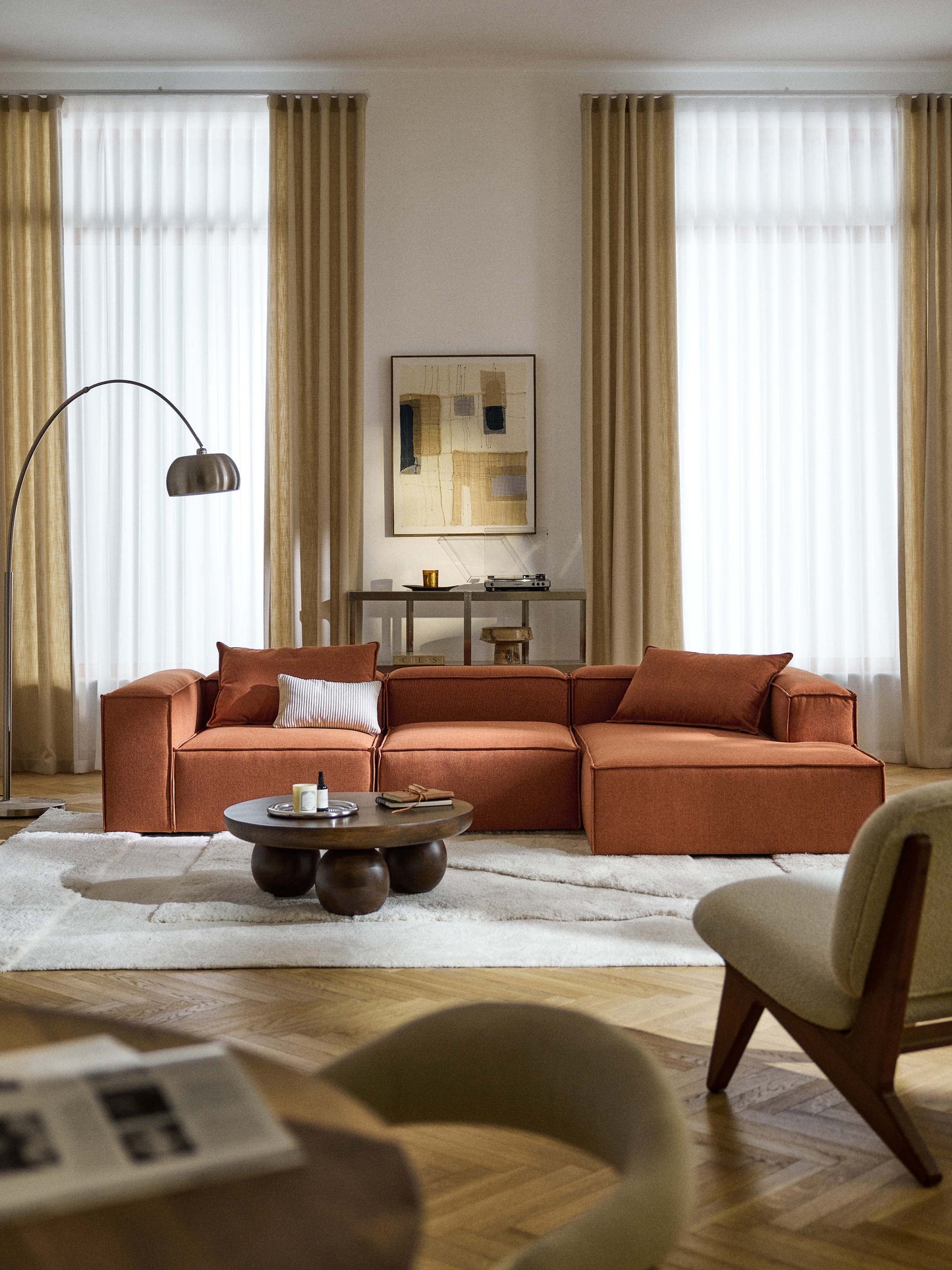Lensford Modular Corner Sofa (4-Seater)