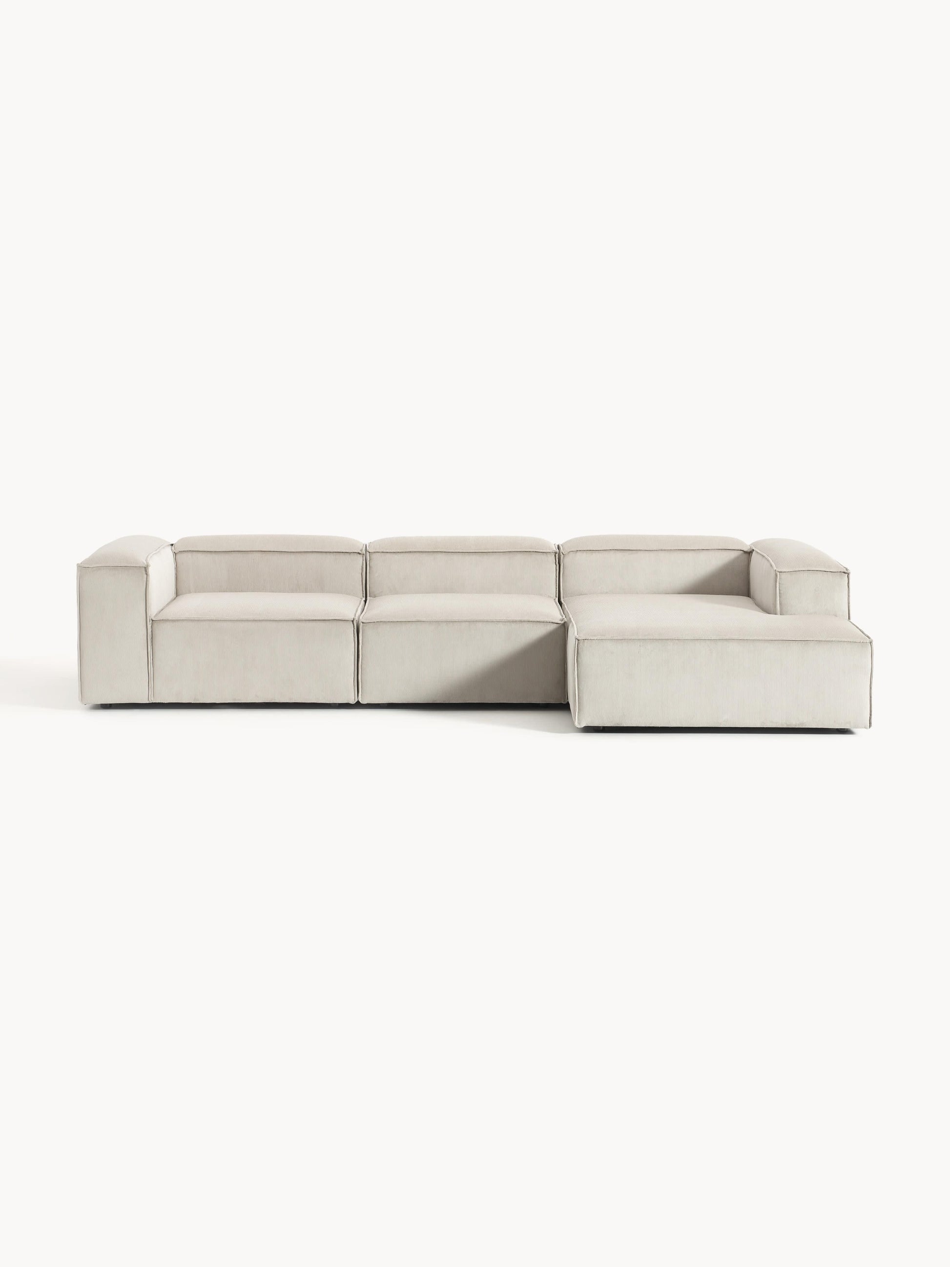Lensford Modular Corner Sofa (4-Seater) in Corduroy
