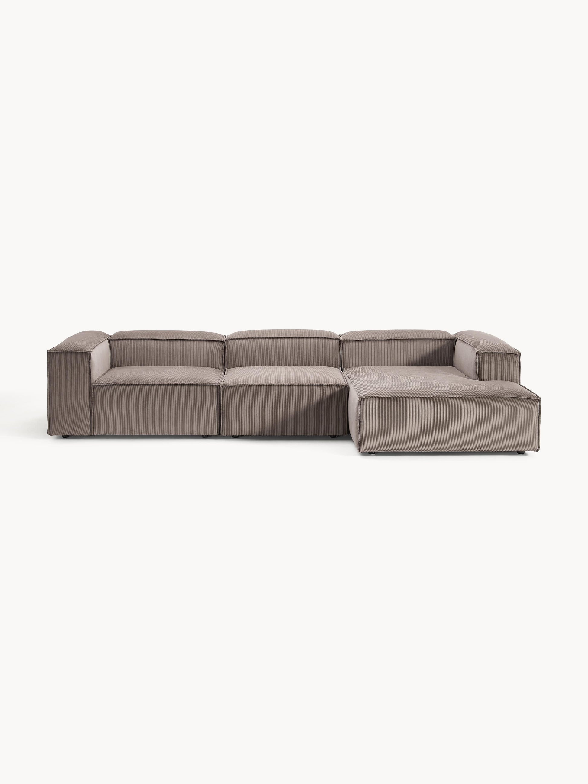Lensford Modular Corner Sofa (4-Seater) in Corduroy