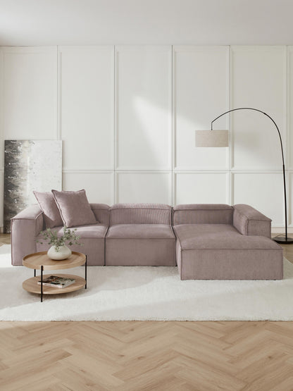 Lensford Modular Corner Sofa (4-Seater) in Corduroy