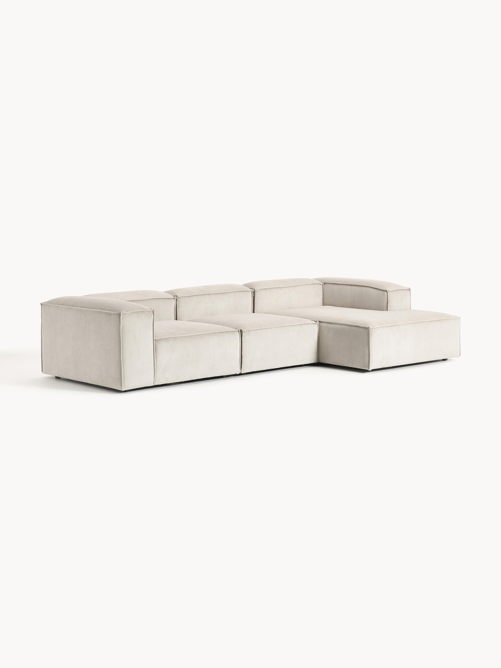 Lensford Modular Corner Sofa (4-Seater) in Corduroy