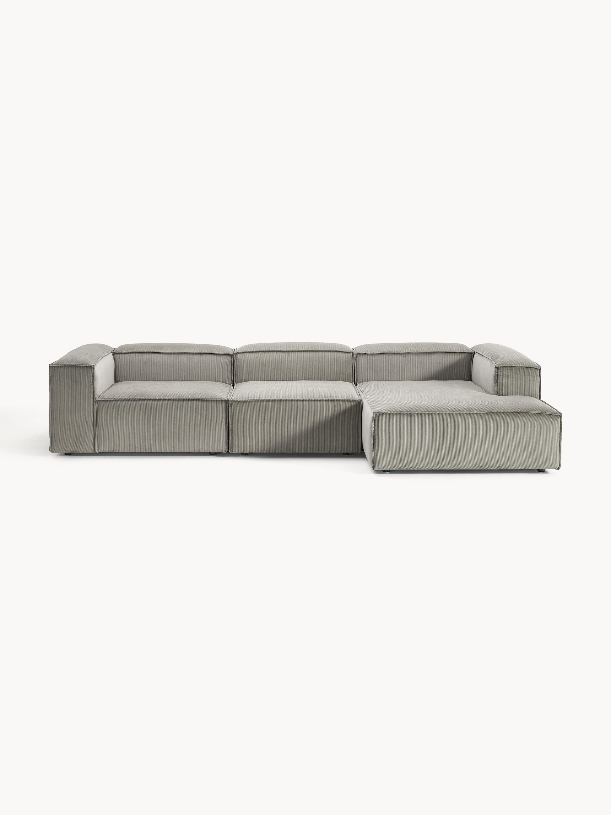 Lensford Modular Corner Sofa (4-Seater) in Corduroy