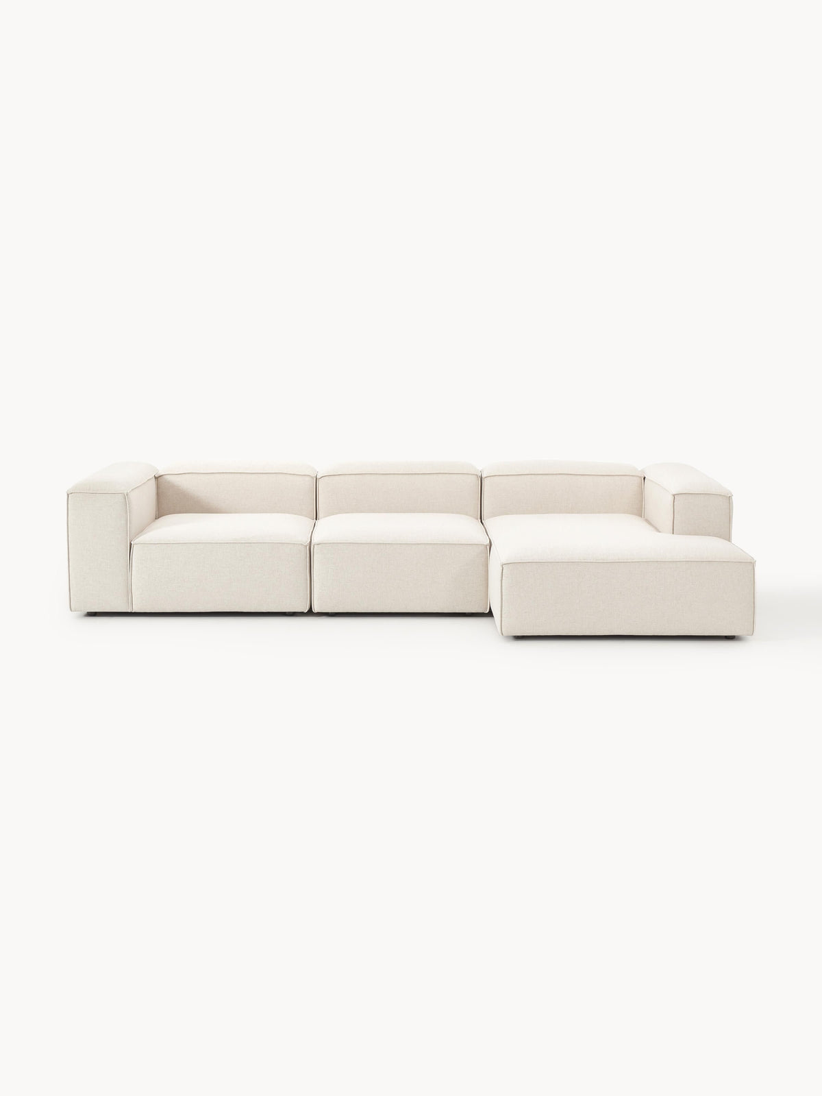 Lensford Modular Corner Sofa (4-Seater) in Linen Blend