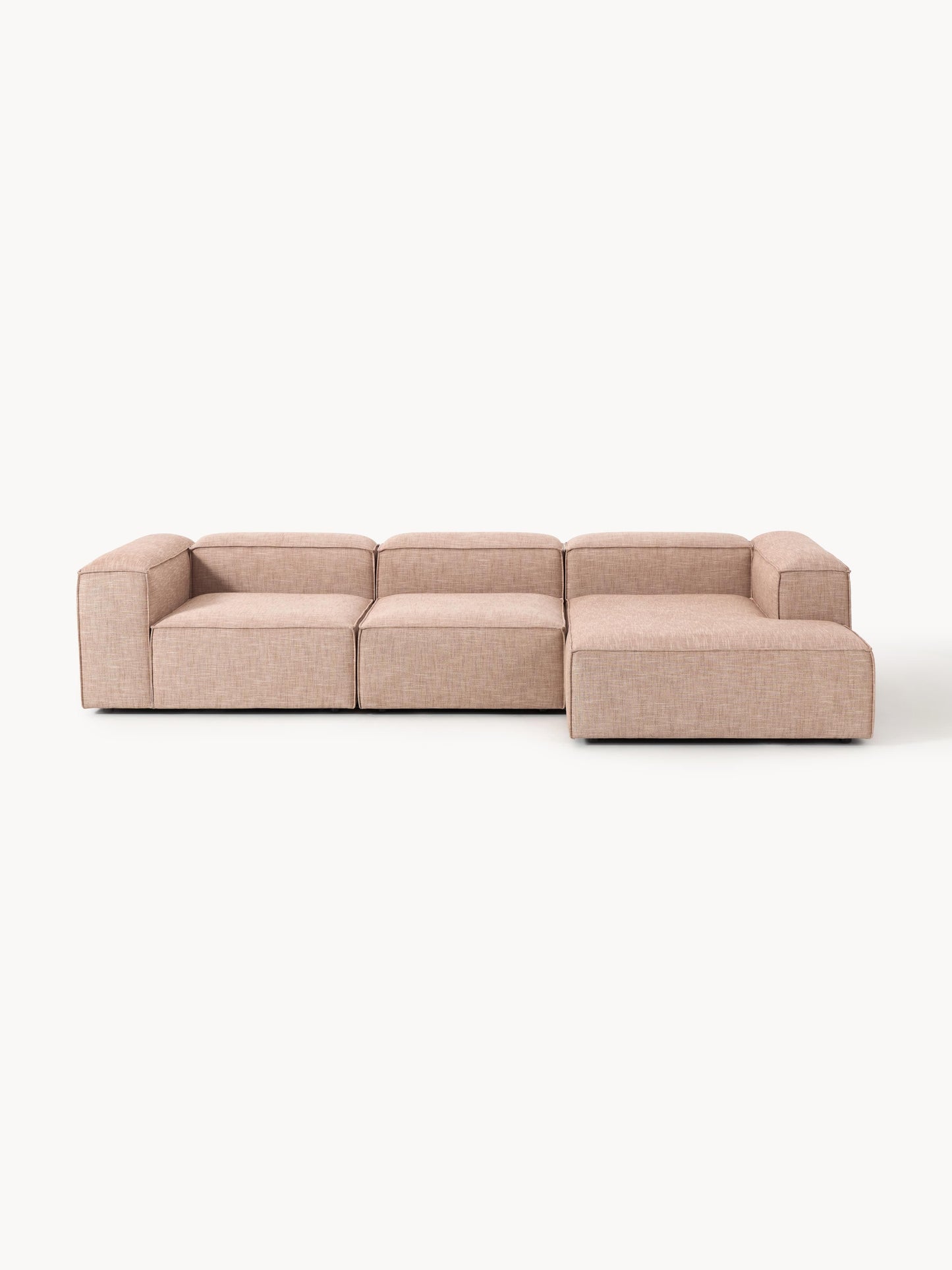 Lensford Modular Corner Sofa (4-Seater) in Linen Blend