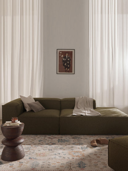 Lensford Modular Ottoman in Bouclé