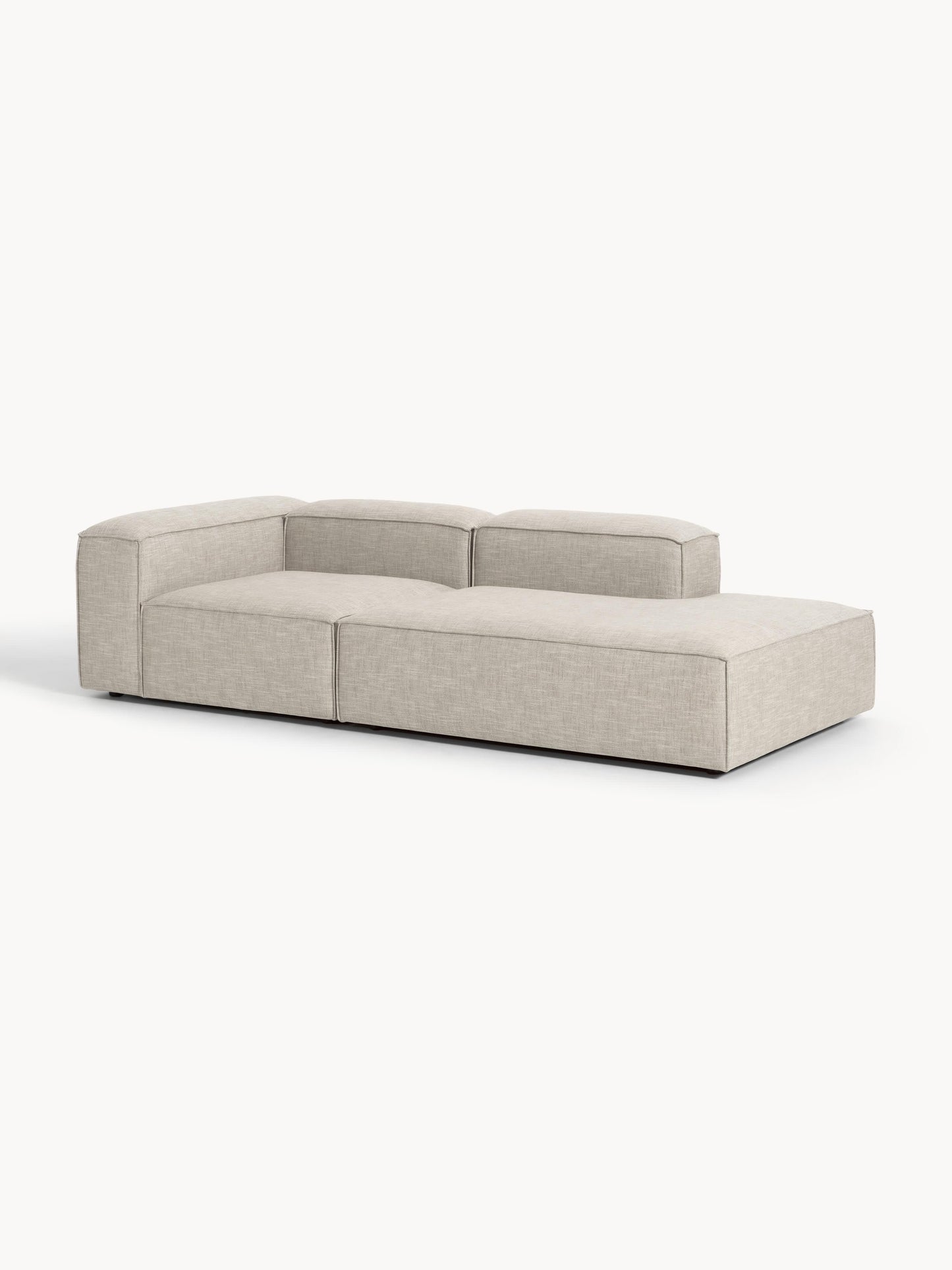 Lensford Modular Ottoman in Linen Blend