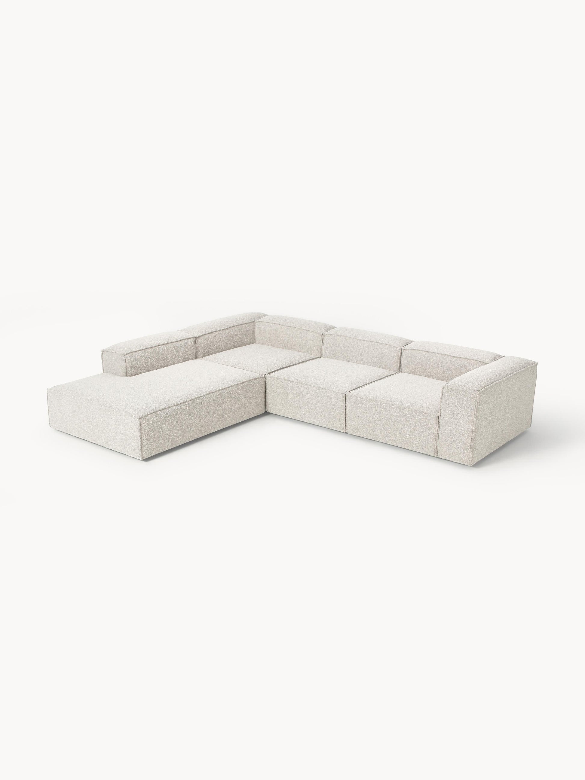 Lensford Modular XL Corner Sofa (4-Seater) in Bouclé
