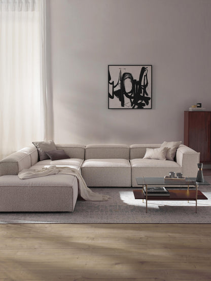 Lensford Modular XL Corner Sofa (4-Seater) in Bouclé