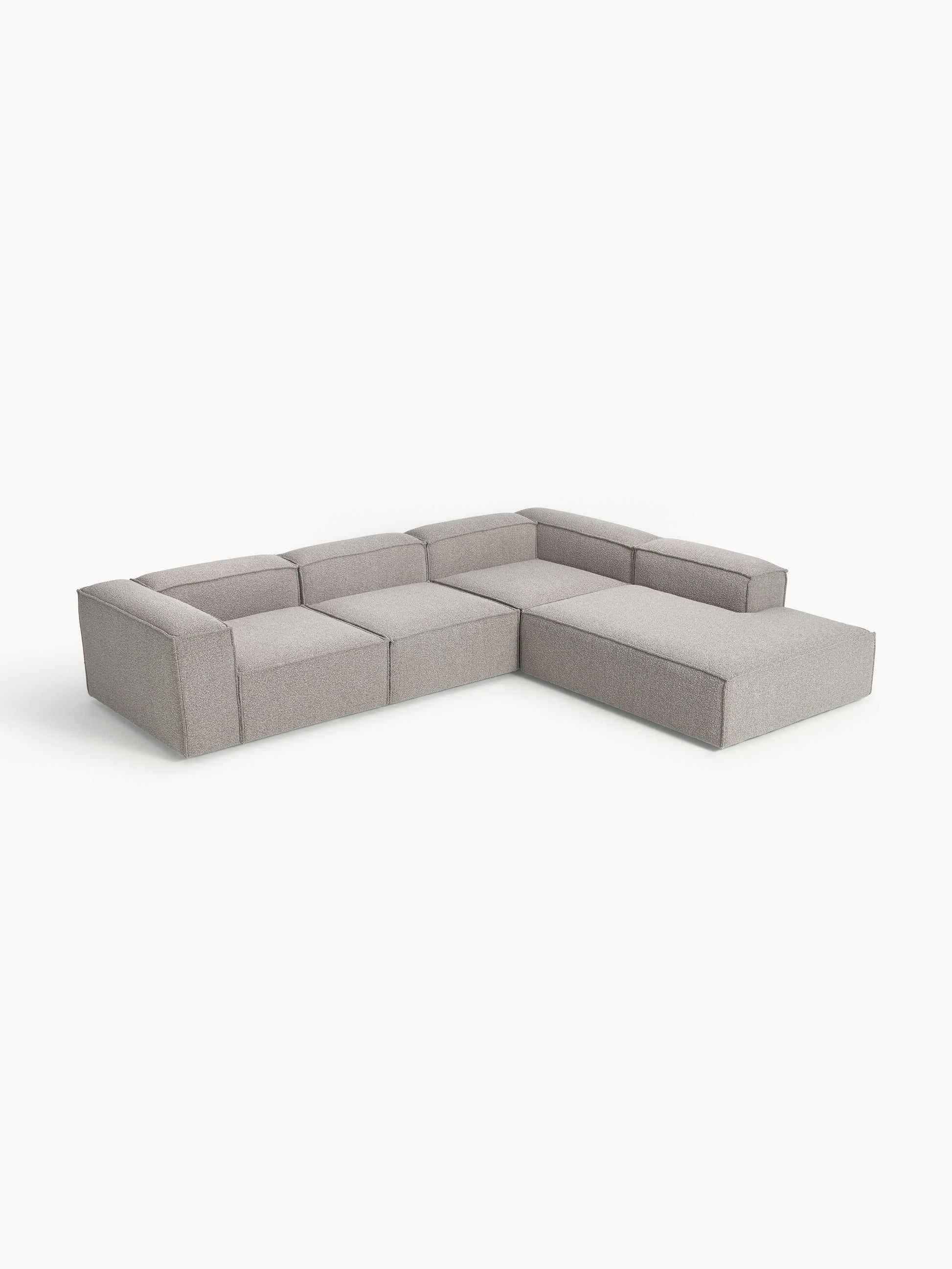 Lensford Modular XL Corner Sofa (4-Seater) in Bouclé