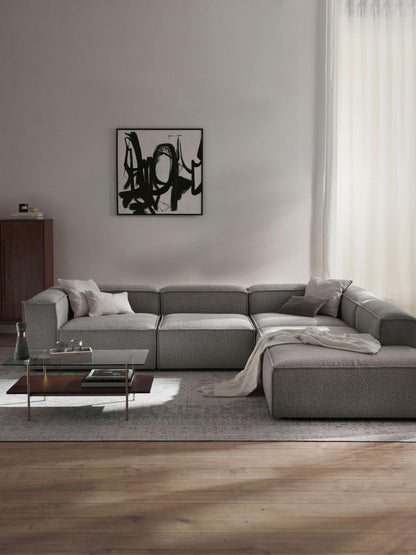 Lensford Modular XL Corner Sofa (4-Seater) in Bouclé