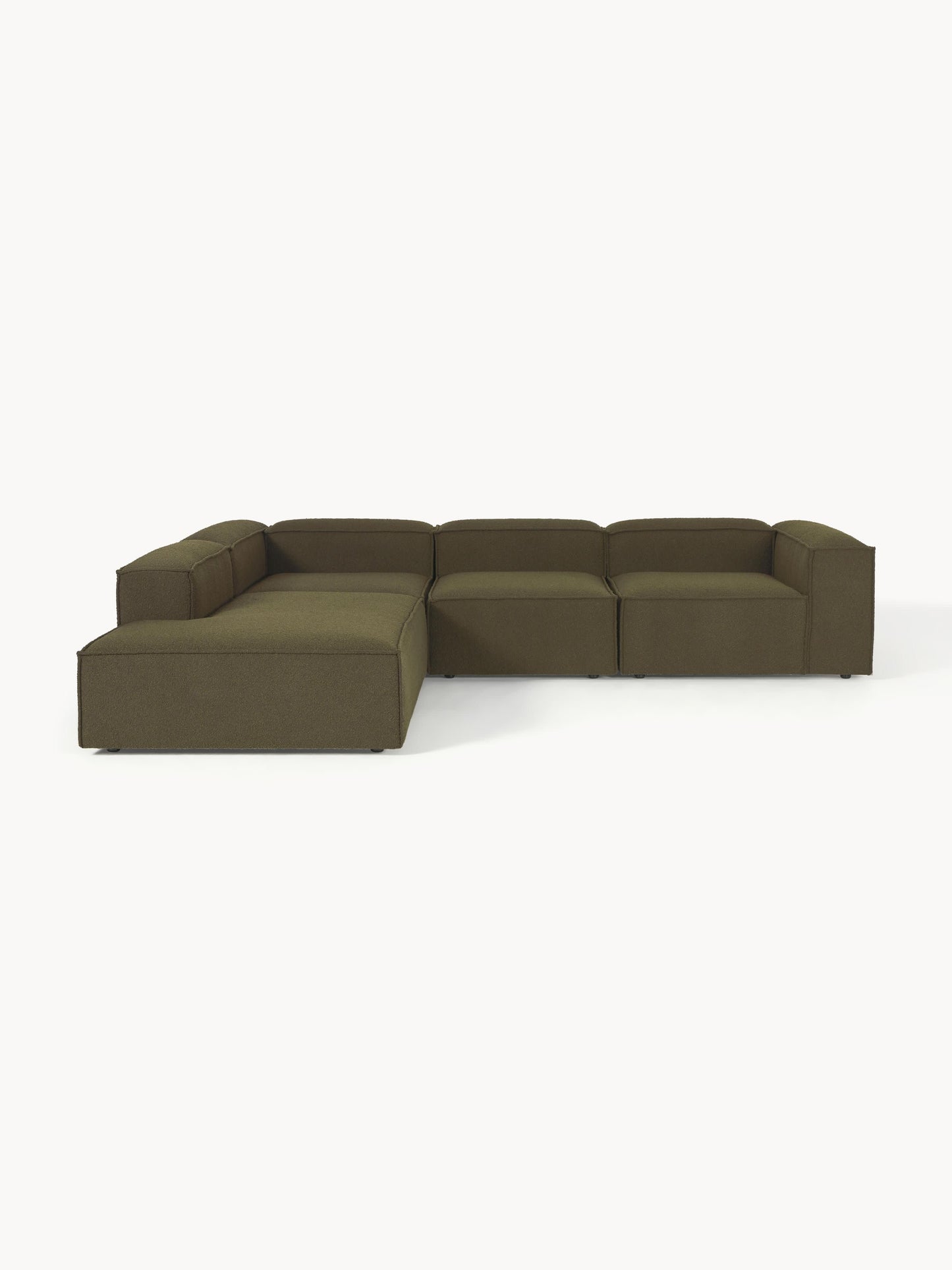 Lensford Modular XL Corner Sofa (4-Seater) in Bouclé