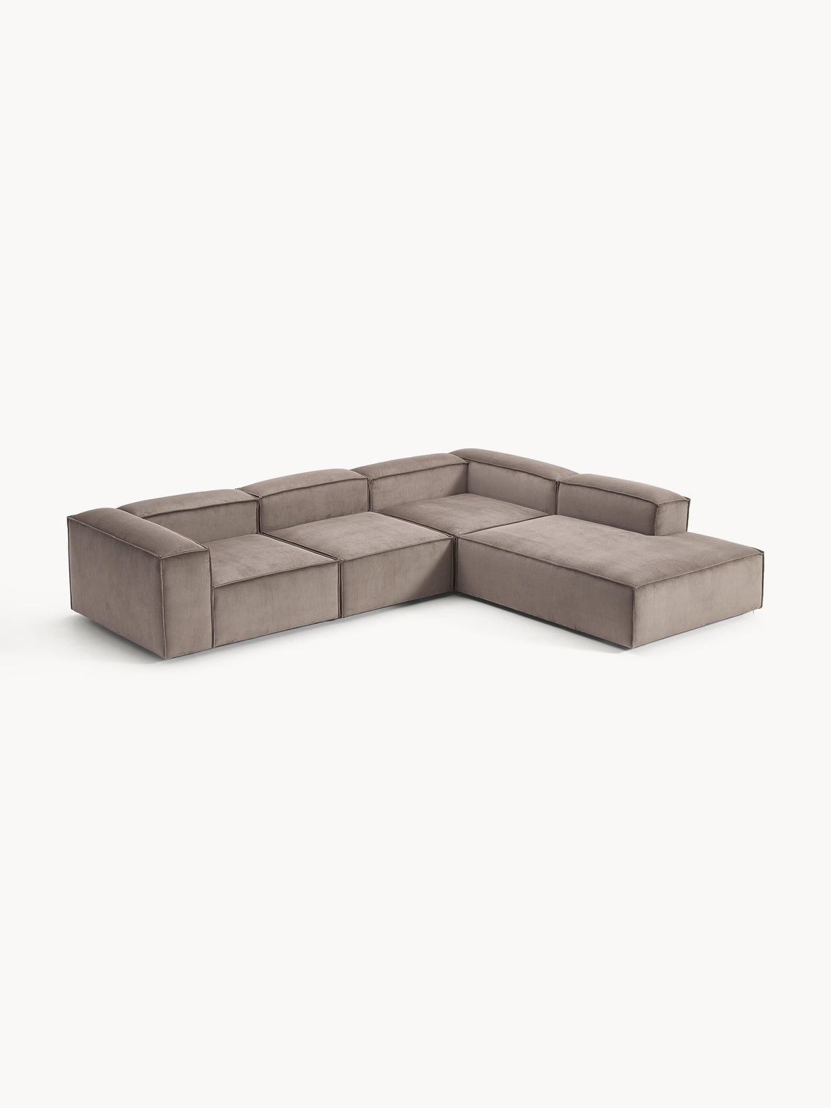 Lensford Modular XL Corner Sofa (4-Seater) in Corduroy