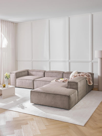 Lensford Modular XL Corner Sofa (4-Seater) in Corduroy