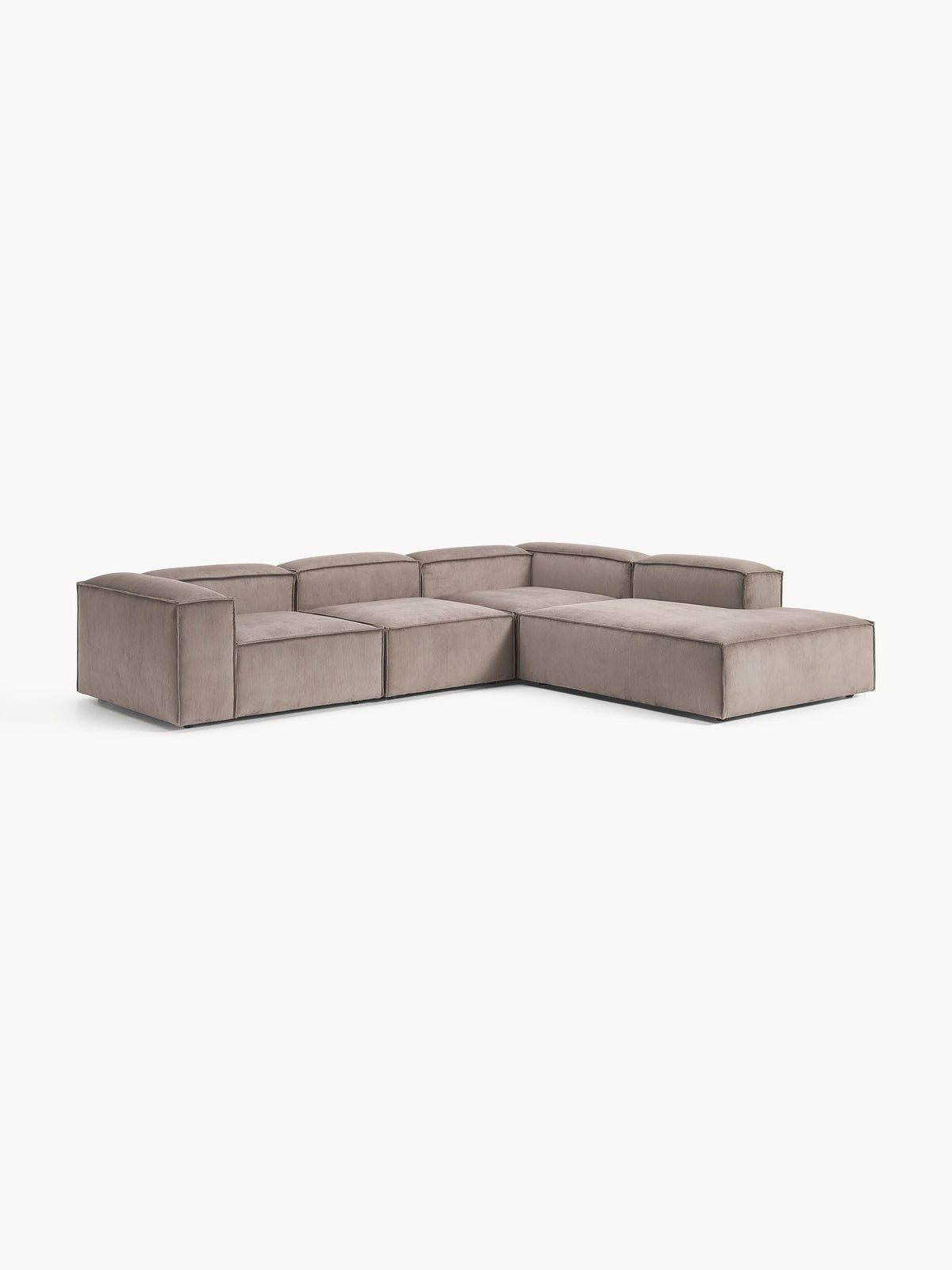 Lensford Modular XL Corner Sofa (4-Seater) in Corduroy