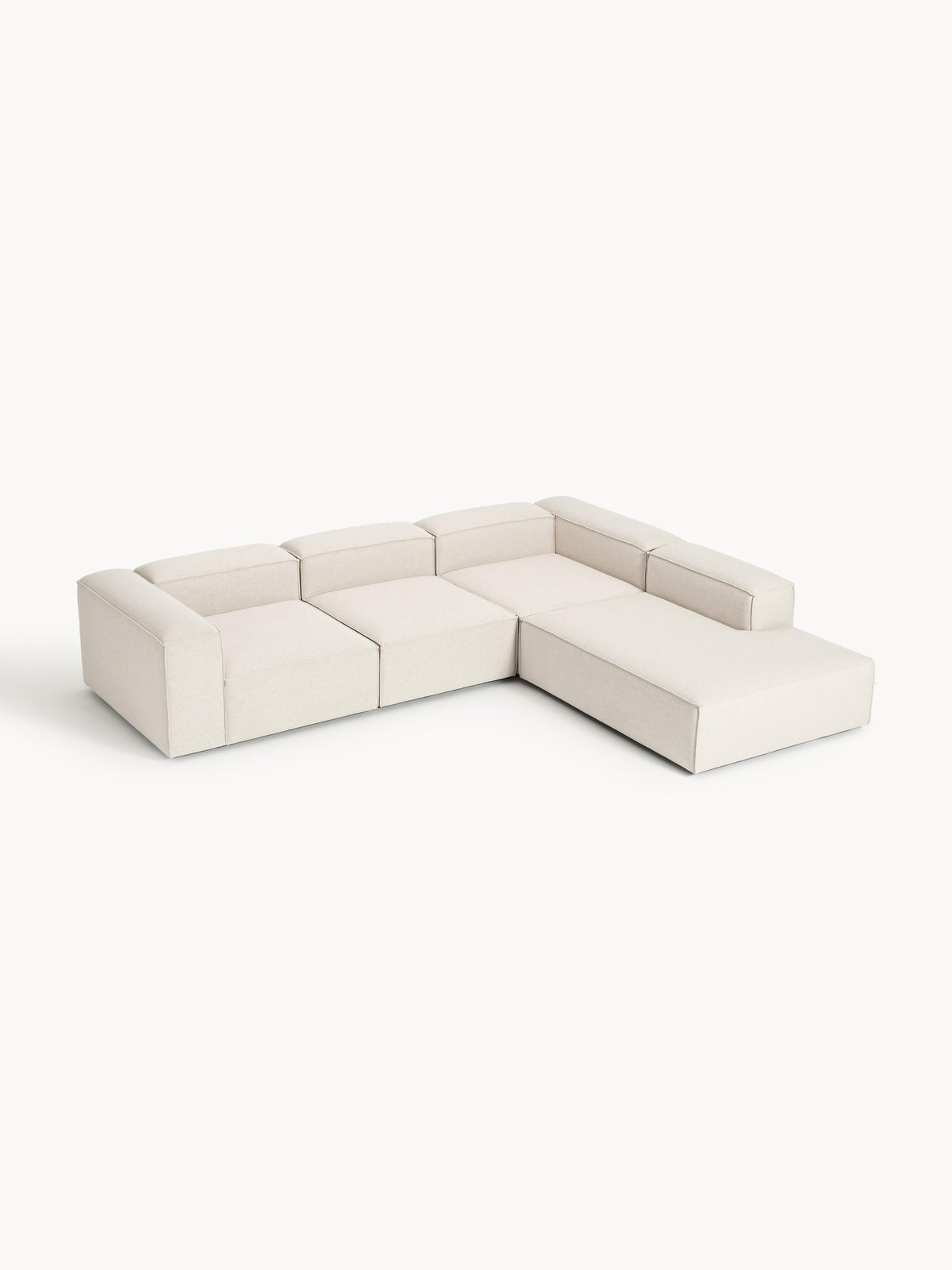 Lensford Modular XL Corner Sofa (4-Seater) in Linen Blend