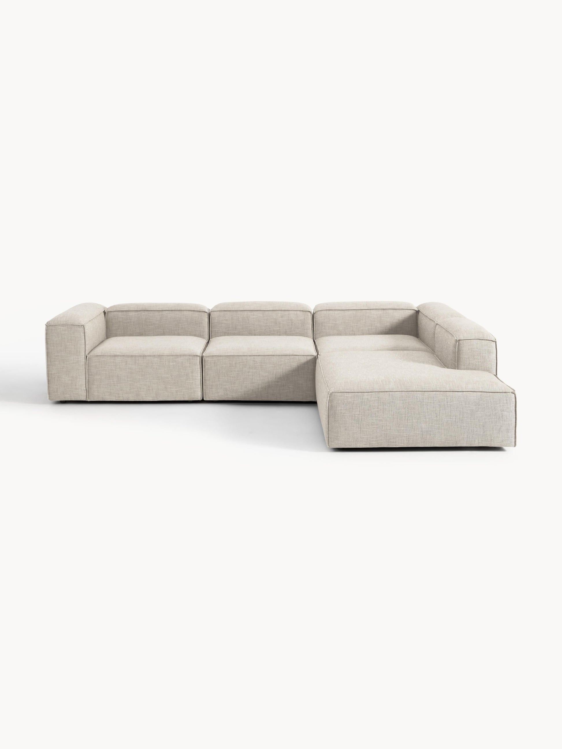 Lensford Modular XL Corner Sofa (4-Seater) in Linen Blend