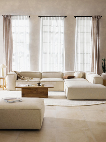 Lensford Modular XL Corner Sofa (4-Seater) in Linen Blend
