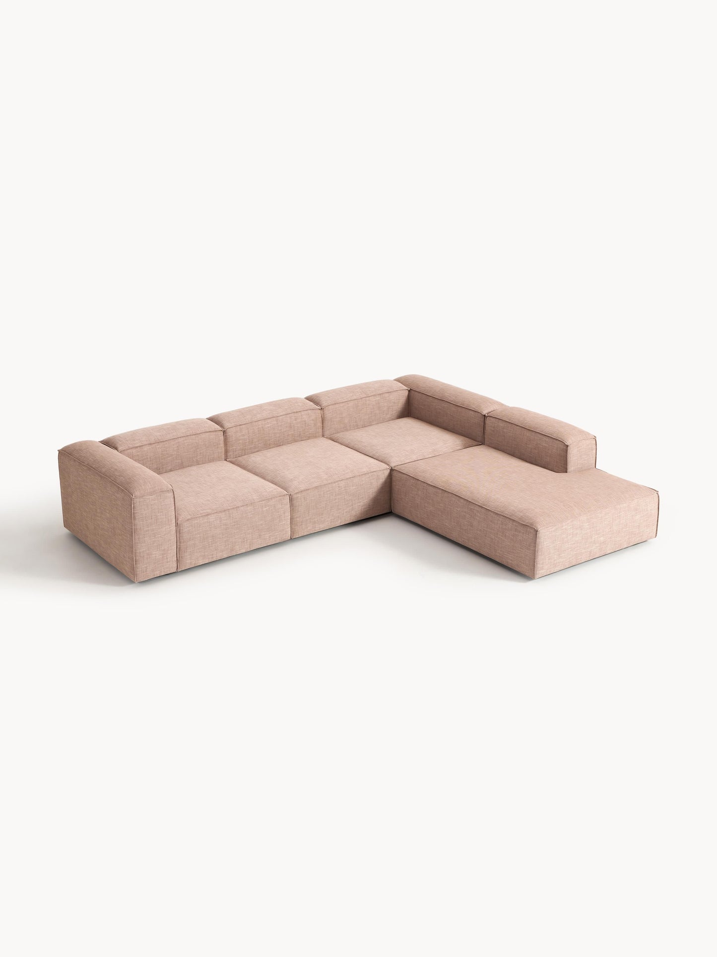 Lensford Modular XL Corner Sofa (4-Seater) in Linen Blend