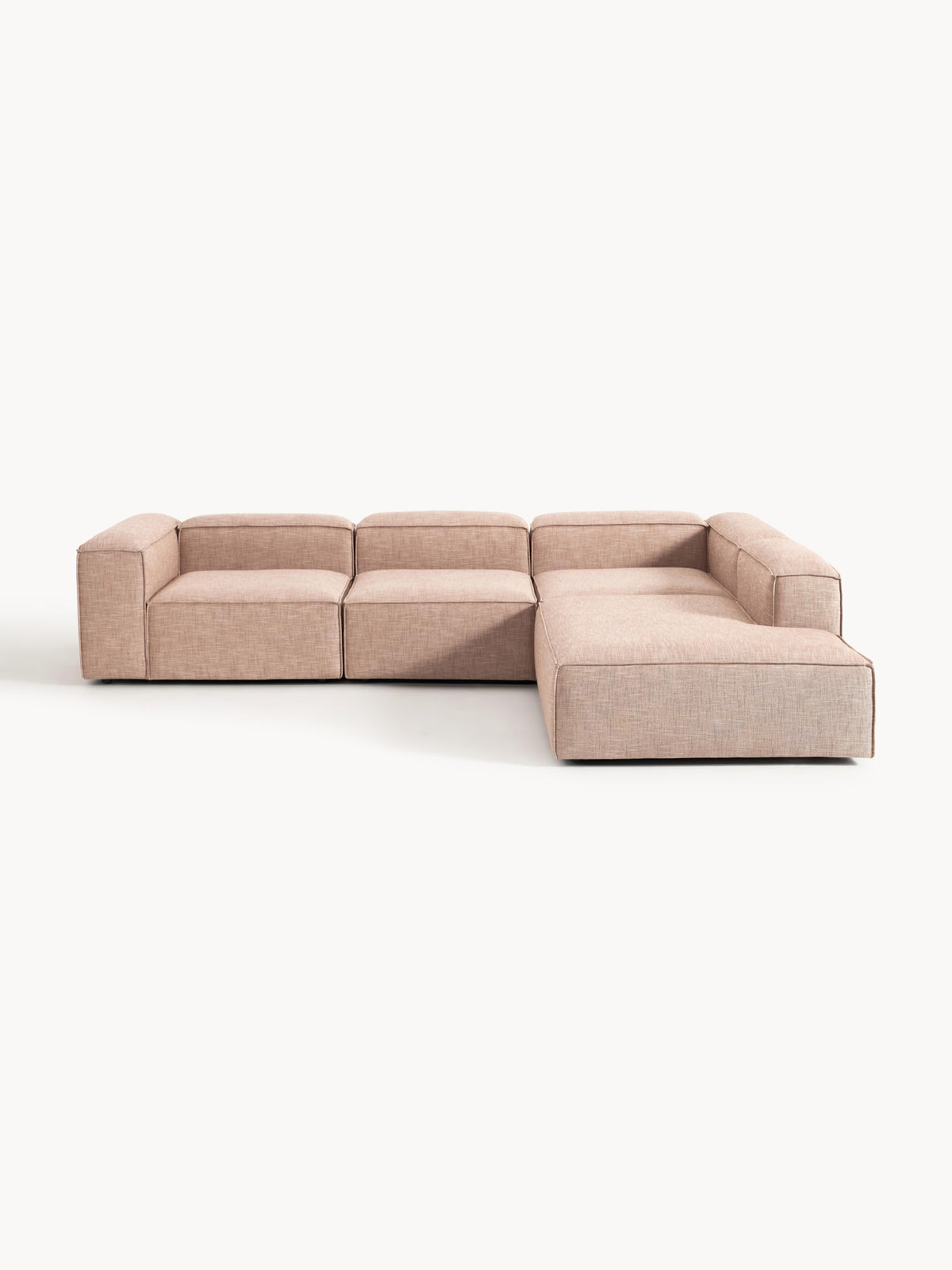 Lensford Modular XL Corner Sofa (4-Seater) in Linen Blend